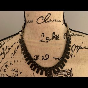 Limited black and beaded necklace. EUC